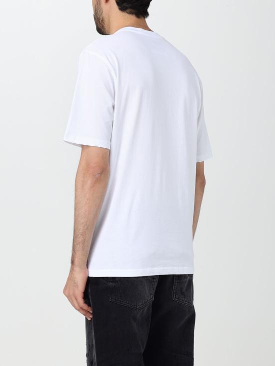  모스키노 반팔 티셔츠 07140241 1001 White - MOSCHINO