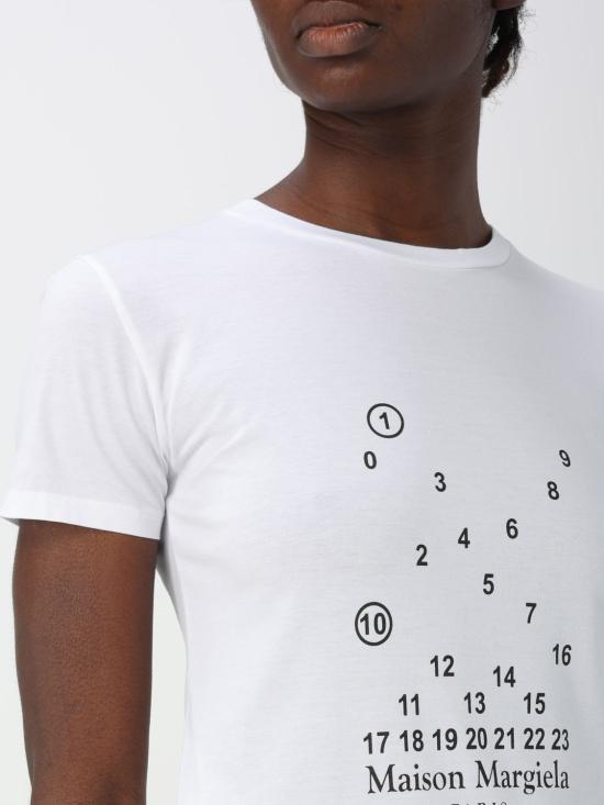  마르지엘라 반팔 티셔츠 S51GC0517S22816 100 White - MAISON MARGIELA