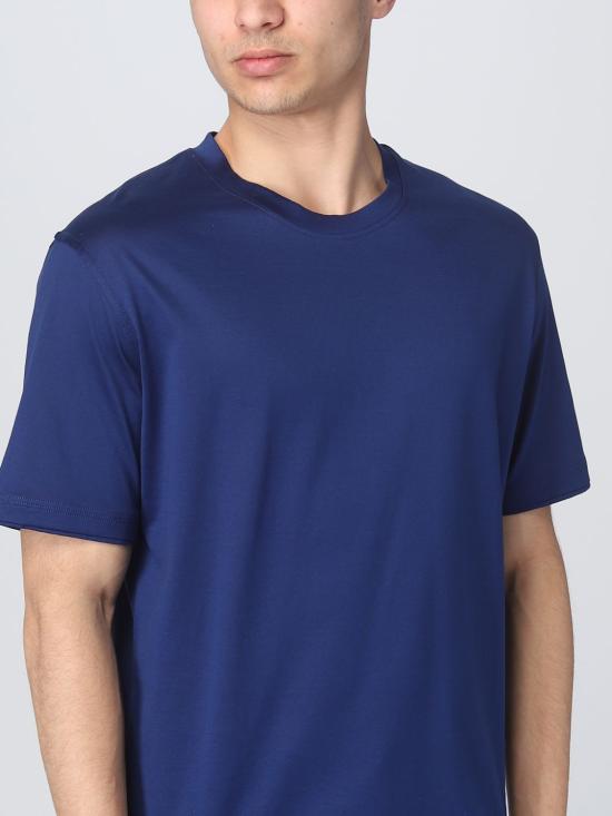 25FW 파올로페코라 반팔 티셔츠 F1714054 6677 Royal Blue - PAOLO PECORA