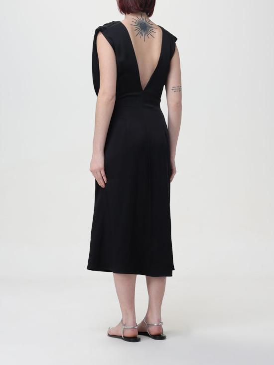 25FW 질샌더 롱 원피스 J01CT0161J76018 001 Black - JIL SANDER