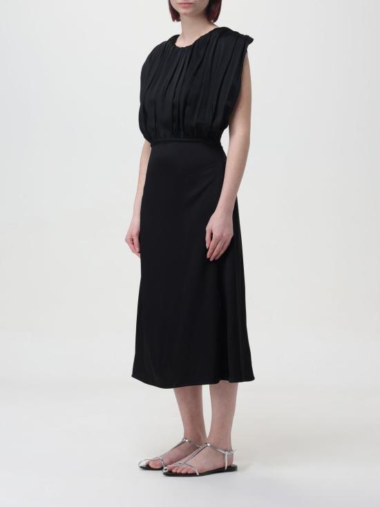 25FW 질샌더 롱 원피스 J01CT0161J76018 001 Black - JIL SANDER