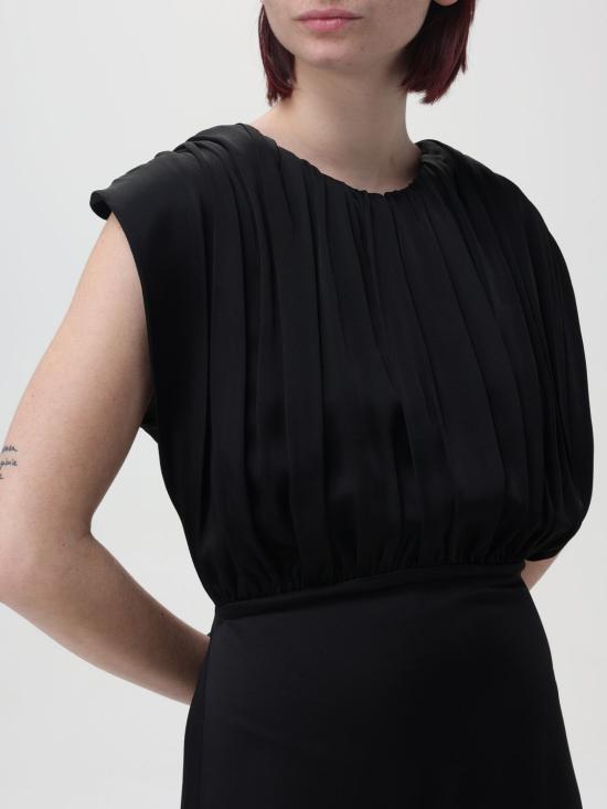 25FW 질샌더 롱 원피스 J01CT0161J76018 001 Black - JIL SANDER