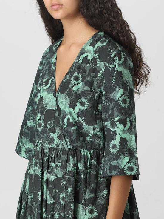  가니 롱 원피스 F7569 484 Green - GANNI