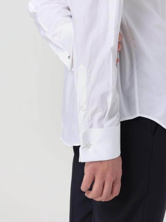  엠포리오 아르마니 긴팔 셔츠 E31C5G011F1 100 White - EMPORIO ARMANI