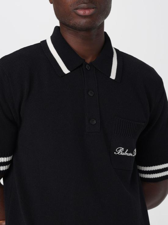  발망 폴로 티셔츠 CH1GB045KF96 EER Black - BALMAIN
