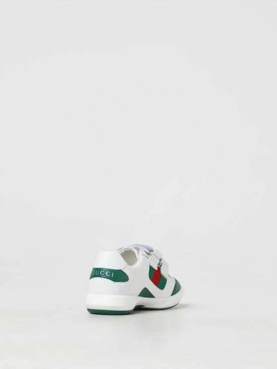 25FW [키즈] 구찌 스니커즈 772405AAC45 3145 White - GUCCI