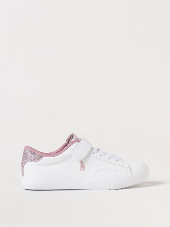  [키즈] 폴로 랄프로렌 스니커즈 RF104102C WHITE LPINK LPINK White