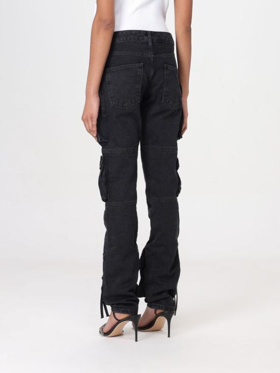 25FW 디 아티코 데님 팬츠 241WCP113D066 100 Black - THE ATTICO