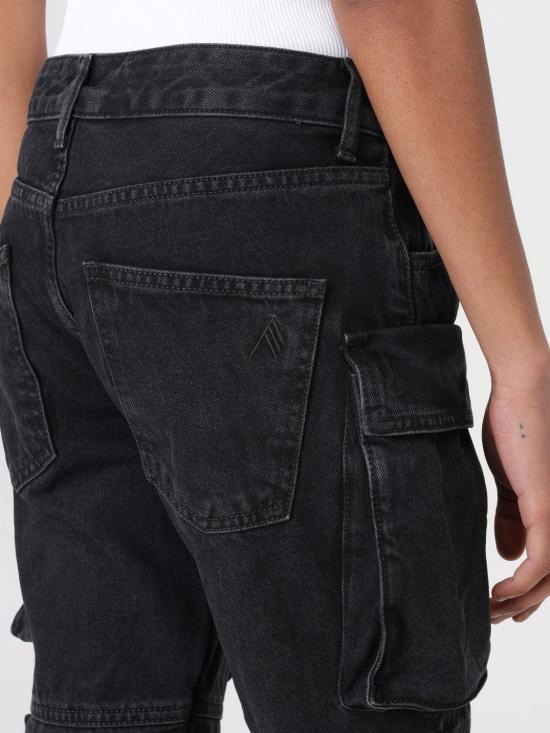 25FW 디 아티코 데님 팬츠 241WCP113D066 100 Black - THE ATTICO