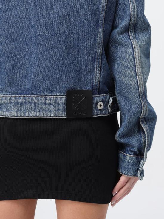  오프화이트 데님 자켓 OWYE012C99DEN006 4500 Blue - OFF WHITE