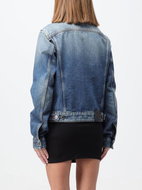  오프화이트 데님 자켓 OWYE012C99DEN006 4500 Blue - OFF WHITE