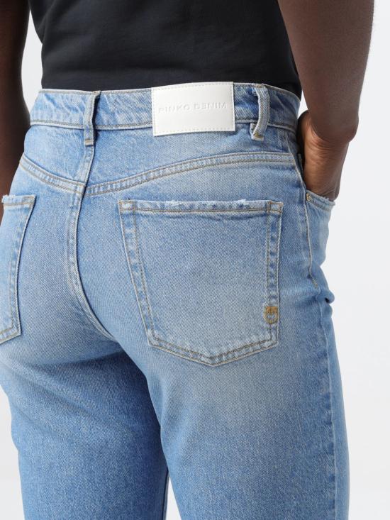 25FW 핑코 데님 팬츠 102908A0IC PJM Denim - PINKO