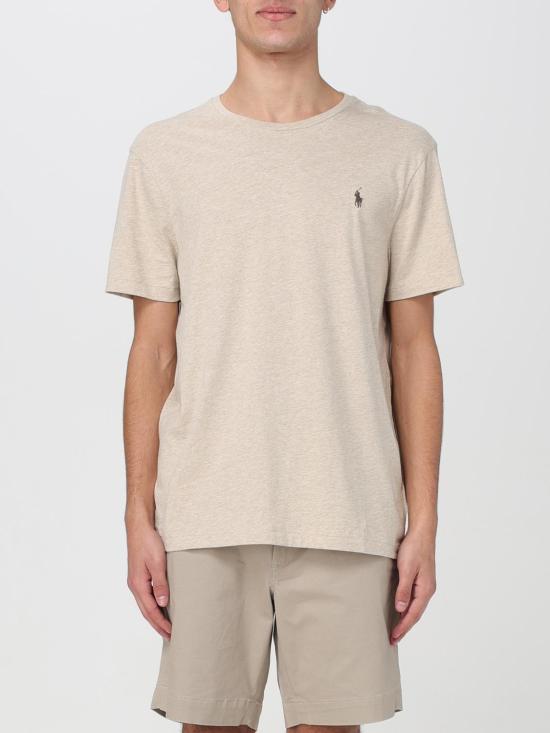 26SS 폴로 랄프로렌 포니로고 자수 반팔 티셔츠 710671438203 Beige