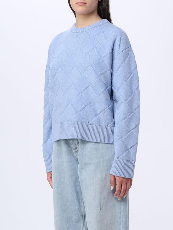 25FW 보테가베네타 스웨터 753728V36Y0 4225 Sky Blue - BOTTEGA VENETA