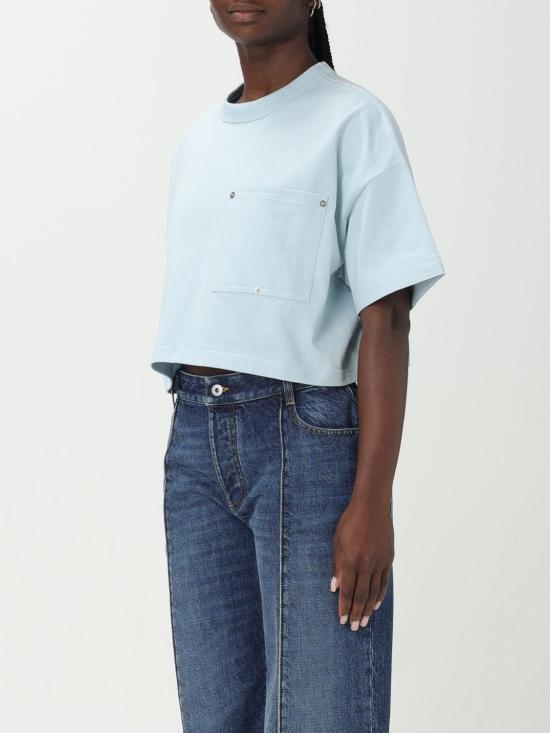  보테가베네타 반팔 티셔츠 777597VKLZ0 4056 Gnawed Blue - BOTTEGA VENETA