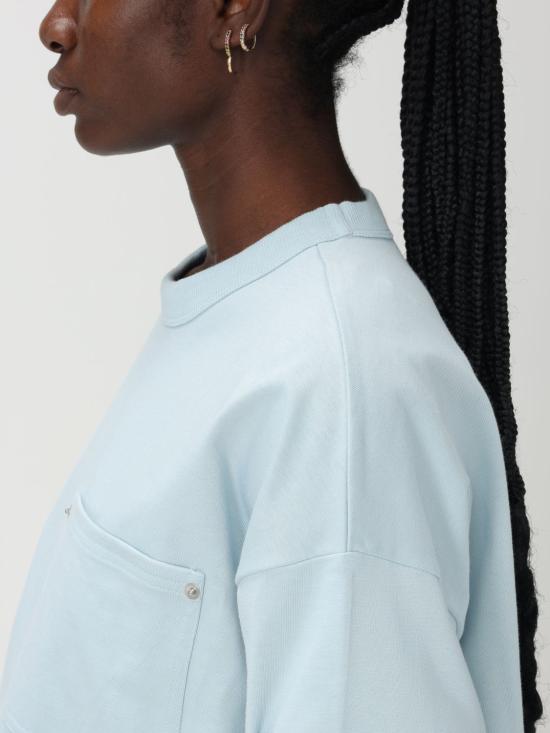  보테가베네타 반팔 티셔츠 777597VKLZ0 4056 Gnawed Blue - BOTTEGA VENETA