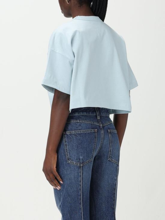  보테가베네타 반팔 티셔츠 777597VKLZ0 4056 Gnawed Blue - BOTTEGA VENETA