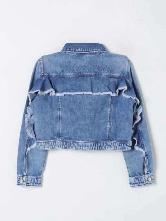 25FW [키즈] 미스블루마린 데님 자켓 IA4040D4887 78681 Blue - MISS BLUMARINE