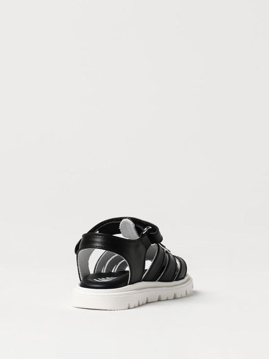 25FW [키즈] 모스키노 샌들 77313 2 Black - MOSCHINO