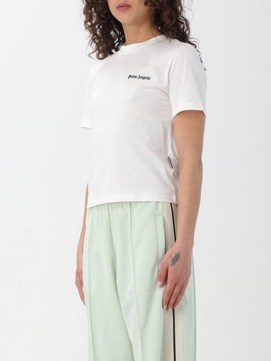 25FW 팜앤젤스 반팔 티셔츠 PWAA044S24JER001 0310 White - PALM ANGELS