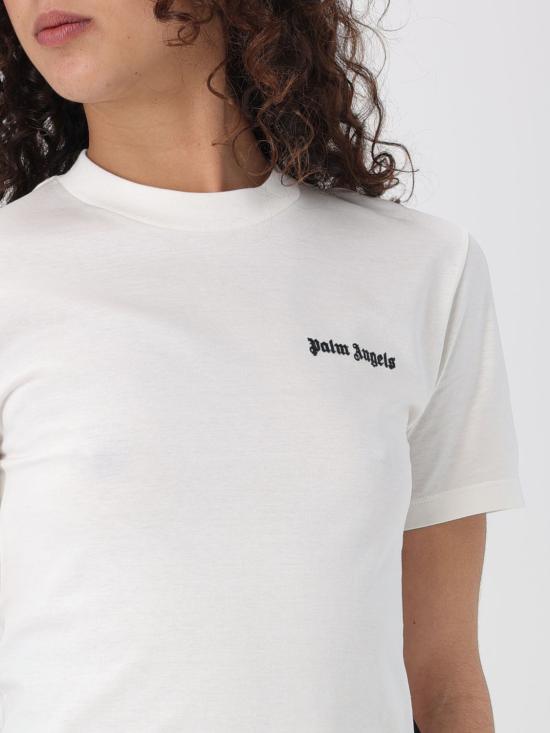 25FW 팜앤젤스 반팔 티셔츠 PWAA044S24JER001 0310 White - PALM ANGELS