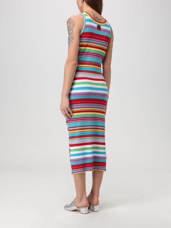  모스키노 롱 원피스 04963213 1115 Red - MOSCHINO