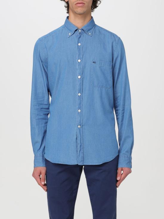  엑스씨 긴팔 셔츠 LP64B6311T DENIM8 01 Sky Blue