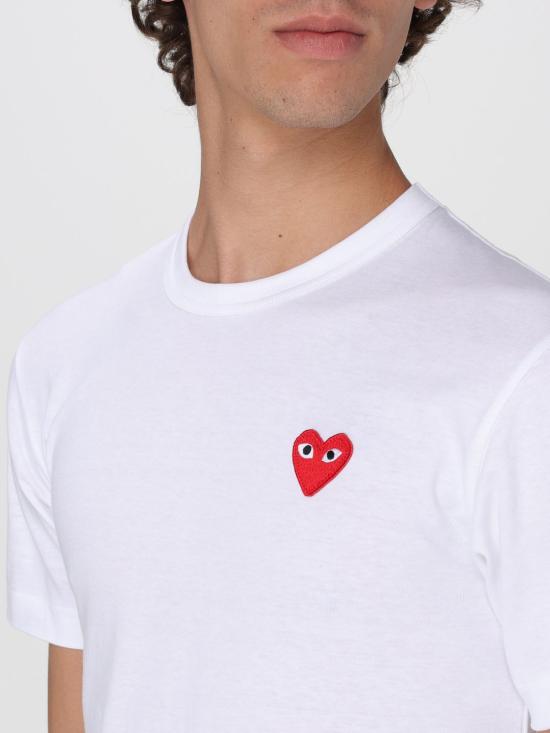 26SS 꼼데가르송 반팔 티셔츠 AXT108051 2 White - COMME DES GARCONS