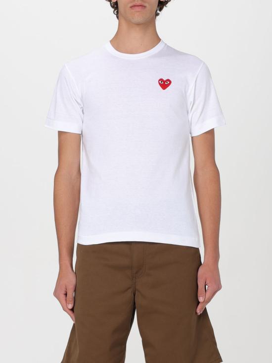 26SS 꼼데가르송 반팔 티셔츠 AXT108051 2 White