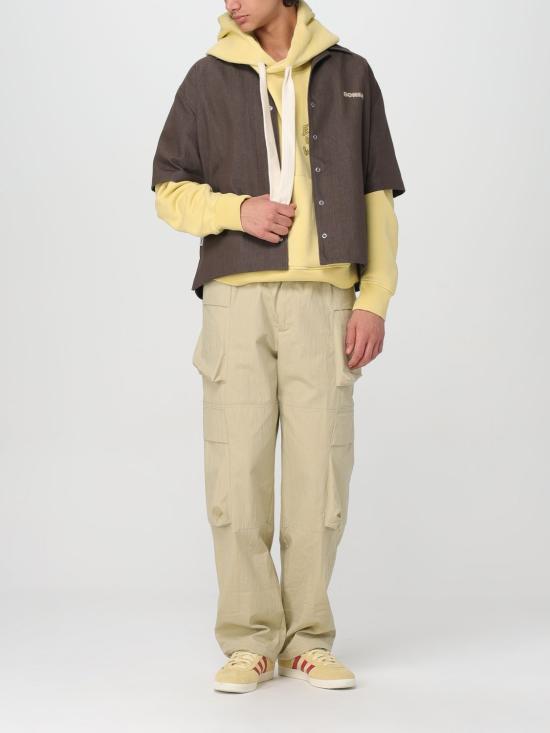  본사이 반팔 셔츠 SS24SH001004BIS GLZGIN Brown - BONSAI