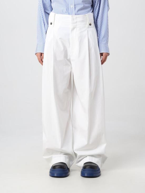  보테가베네타 스트레이트 팬츠 729372VA5Y0 9068 White