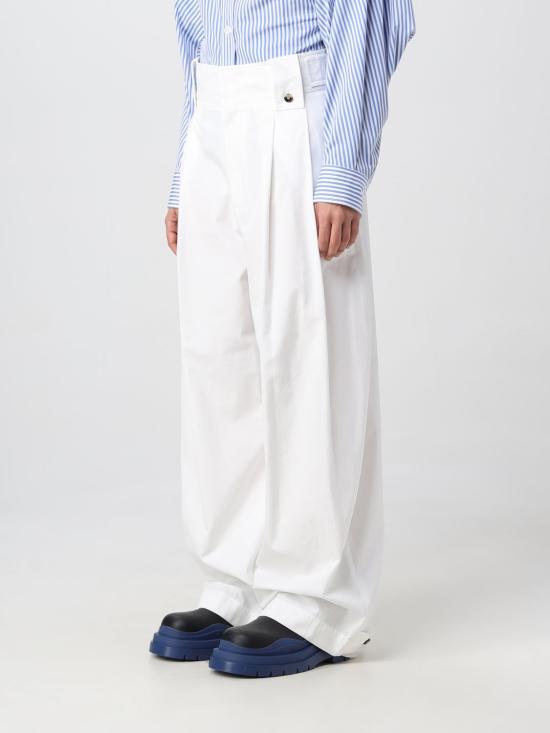  보테가베네타 스트레이트 팬츠 729372VA5Y0 9068 White - BOTTEGA VENETA