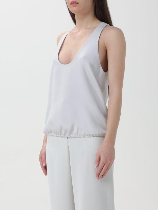  조르지오 아르마니 민소매 티셔츠 4SHCC09BT04SJ U82U Pearl - GIORGIO ARMANI