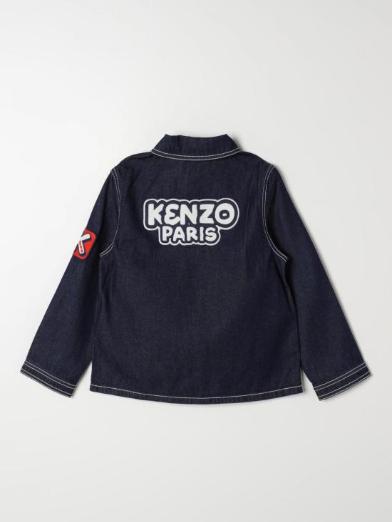  [키즈] 겐조 데님 자켓 K60281 Z35 Blue - KENZO
