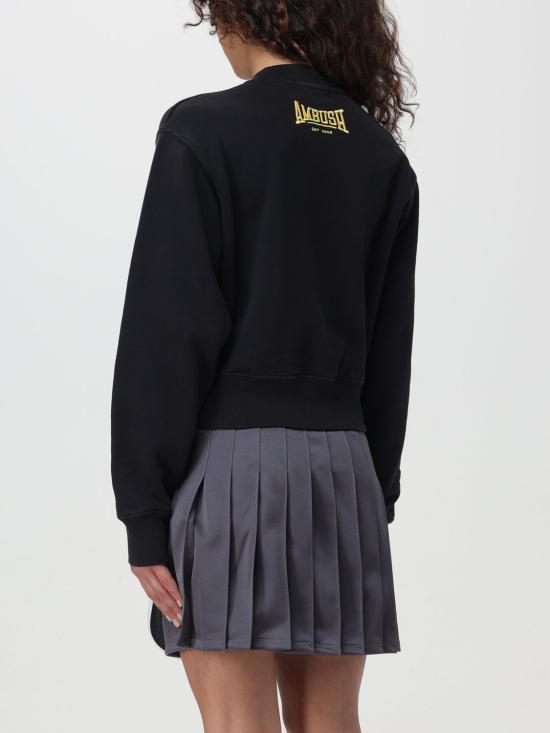 25FW 엠부시 스웨터 BWBA001S24JER001 1018 Black - AMBUSH