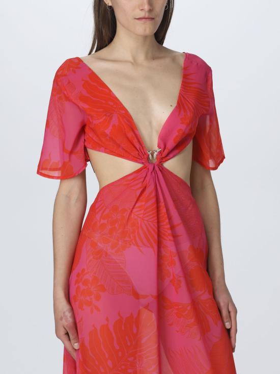  핑코 롱 원피스 101031A0SI NA0 Pink - PINKO