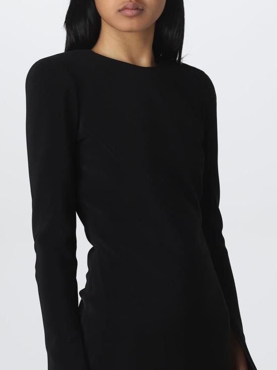 25FW 발렌시아가 숏 원피스 725079TMO70 1000 Black - BALENCIAGA