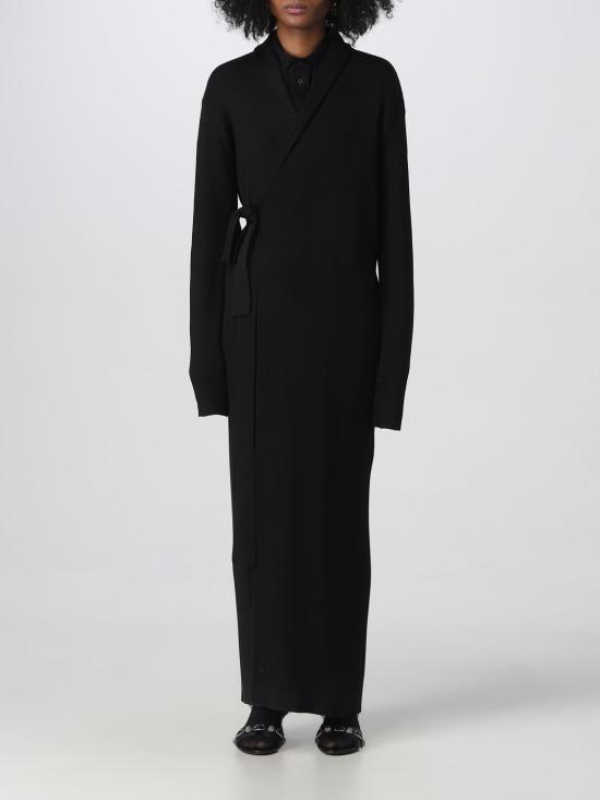  발렌시아가 롱 원피스 724993T2113 1000 Black