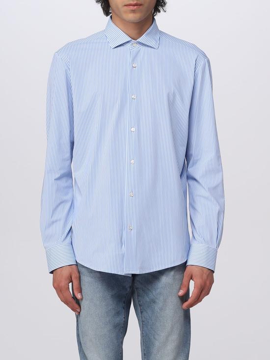  브라이언데일스 긴팔 셔츠 BS50J ST8712 4 Gnawed Blue