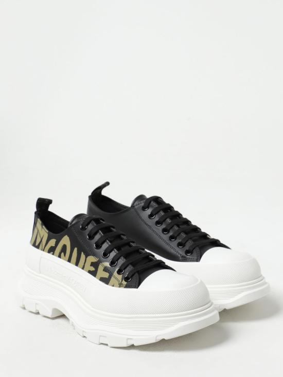 25FW 알렉산더 맥퀸 스니커즈 777961WIAT6 1680 Black - ALEXANDER MCQUEEN