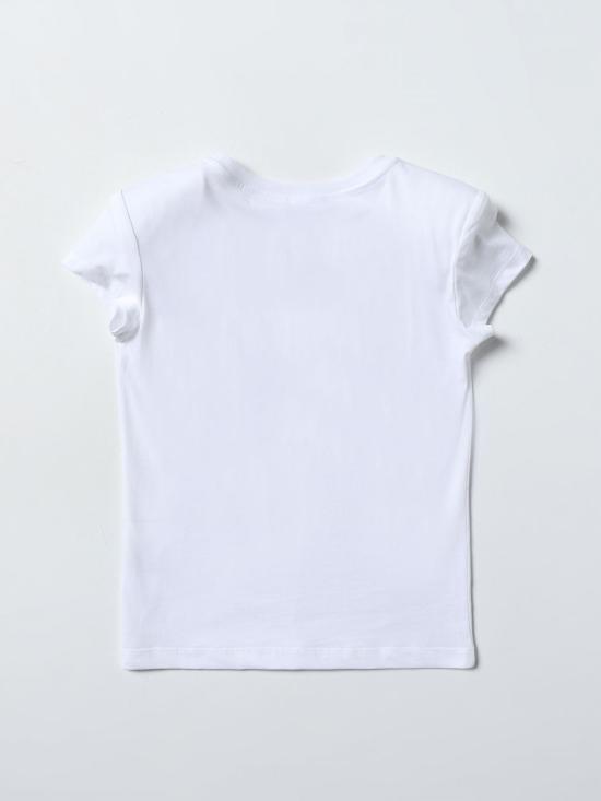 25FW [키즈] 발망 티셔츠 BT8A21J0177 100 White - BALMAIN