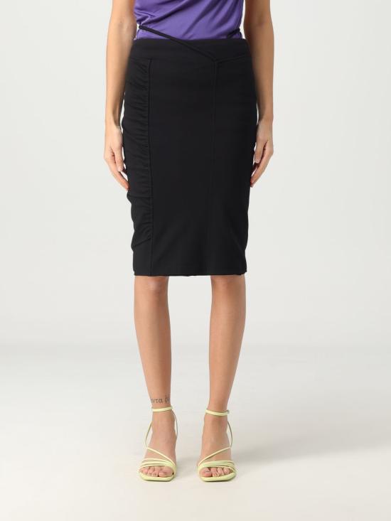  고쉬81 미디 스커트 42338 100 Black