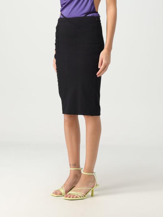  고쉬81 미디 스커트 42338 100 Black - GAUGE81