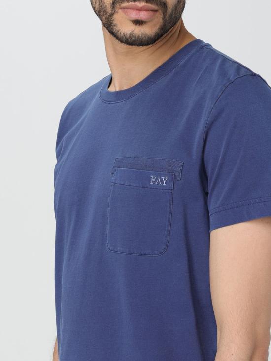  페이 반팔 티셔츠 NPMB348132TUYK U811 Blue - FAY