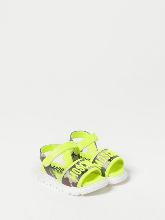 25FW [키즈] 모스키노 샌들 77315 1 Green - MOSCHINO