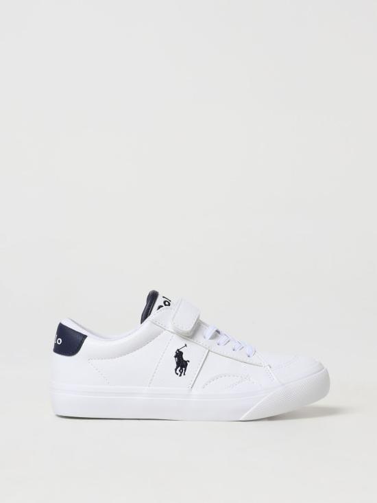  [키즈] 폴로 랄프로렌 스니커즈 RL00566100 WHT TMB NAVY White