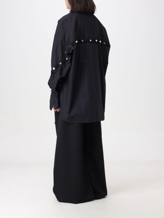  디 아티코 블라우스 241WCH16C052 100 Black - THE ATTICO