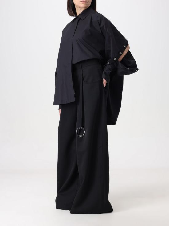  디 아티코 블라우스 241WCH16C052 100 Black - THE ATTICO