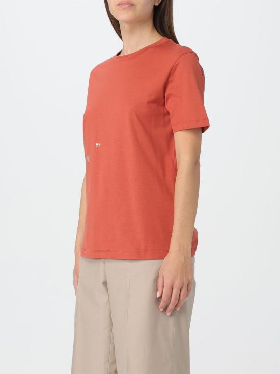 25FW 에스막스마라 반팔 티셔츠 2419971033600 004 Orange - 'S MAX MARA