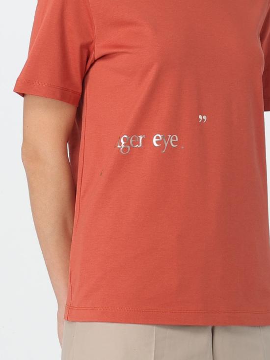 25FW 에스막스마라 반팔 티셔츠 2419971033600 004 Orange - 'S MAX MARA